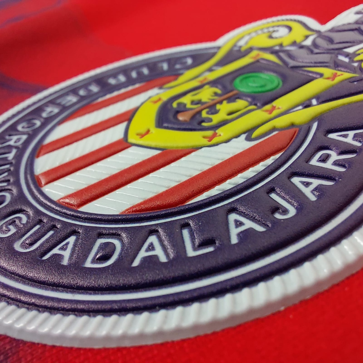 Sudadera Con Gorro Sin Cremallera Chivas Del Guadalajara Humo Rojo