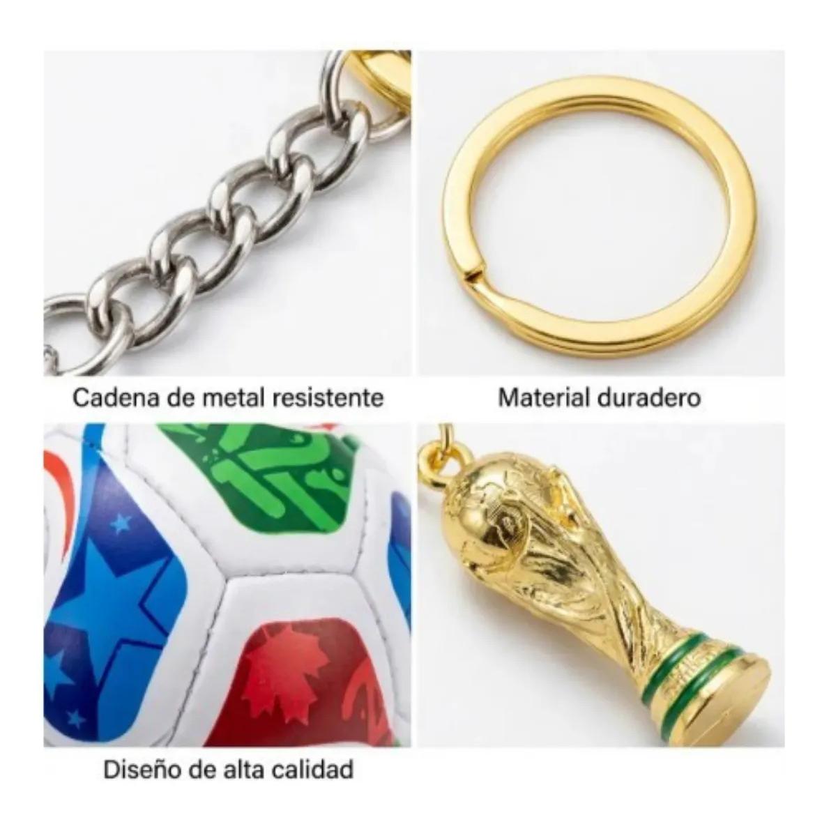 2 Llaveros Balón Fútbol Mundial 026 Edición Especial Trionda