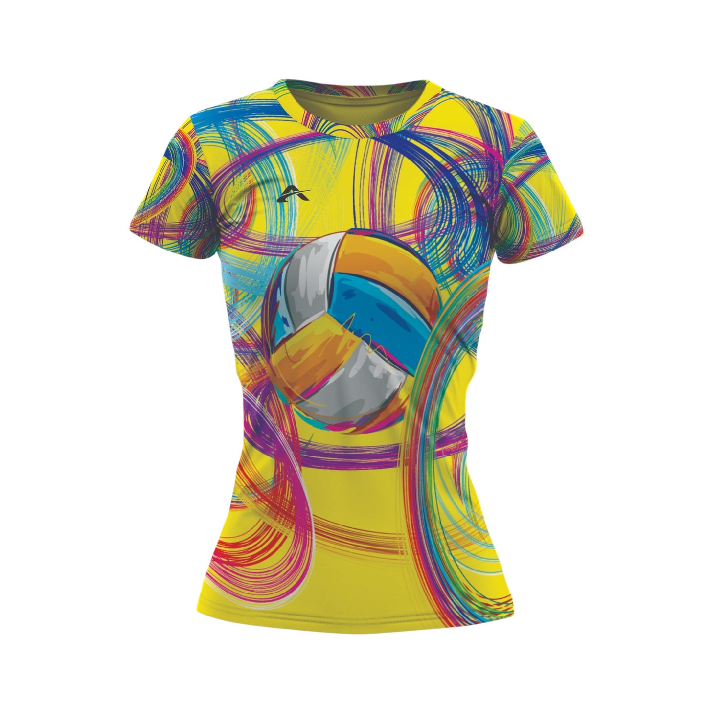 Jersey Voleibol Multicolor Aros Mujer Playera Deportiva Gym