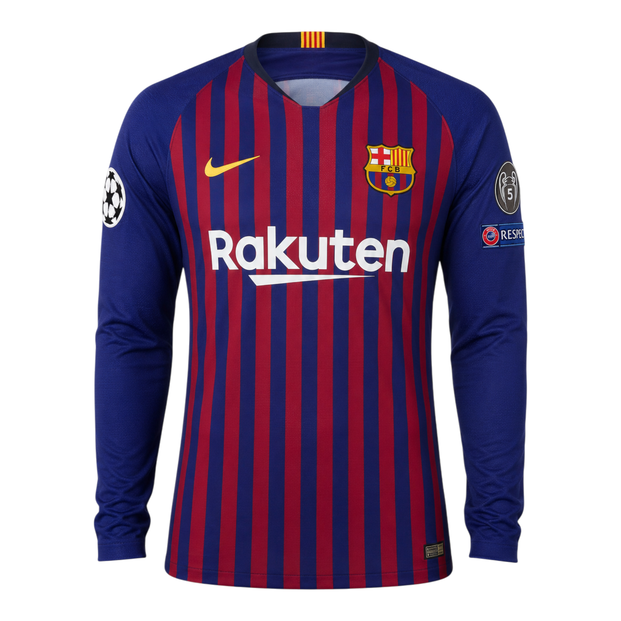 Barcelona Local Champions League 2018/19 Manga Larga