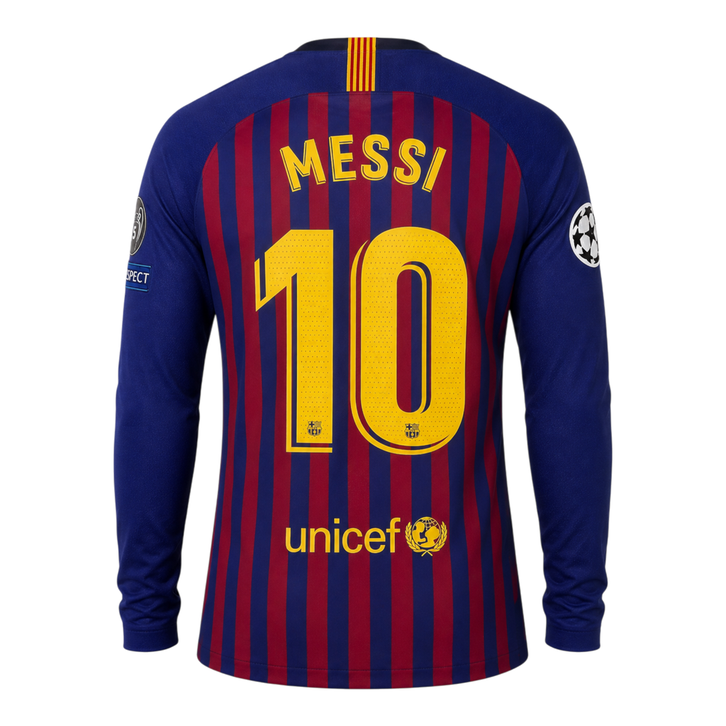 Barcelona Local Champions League 2018/19 Manga Larga