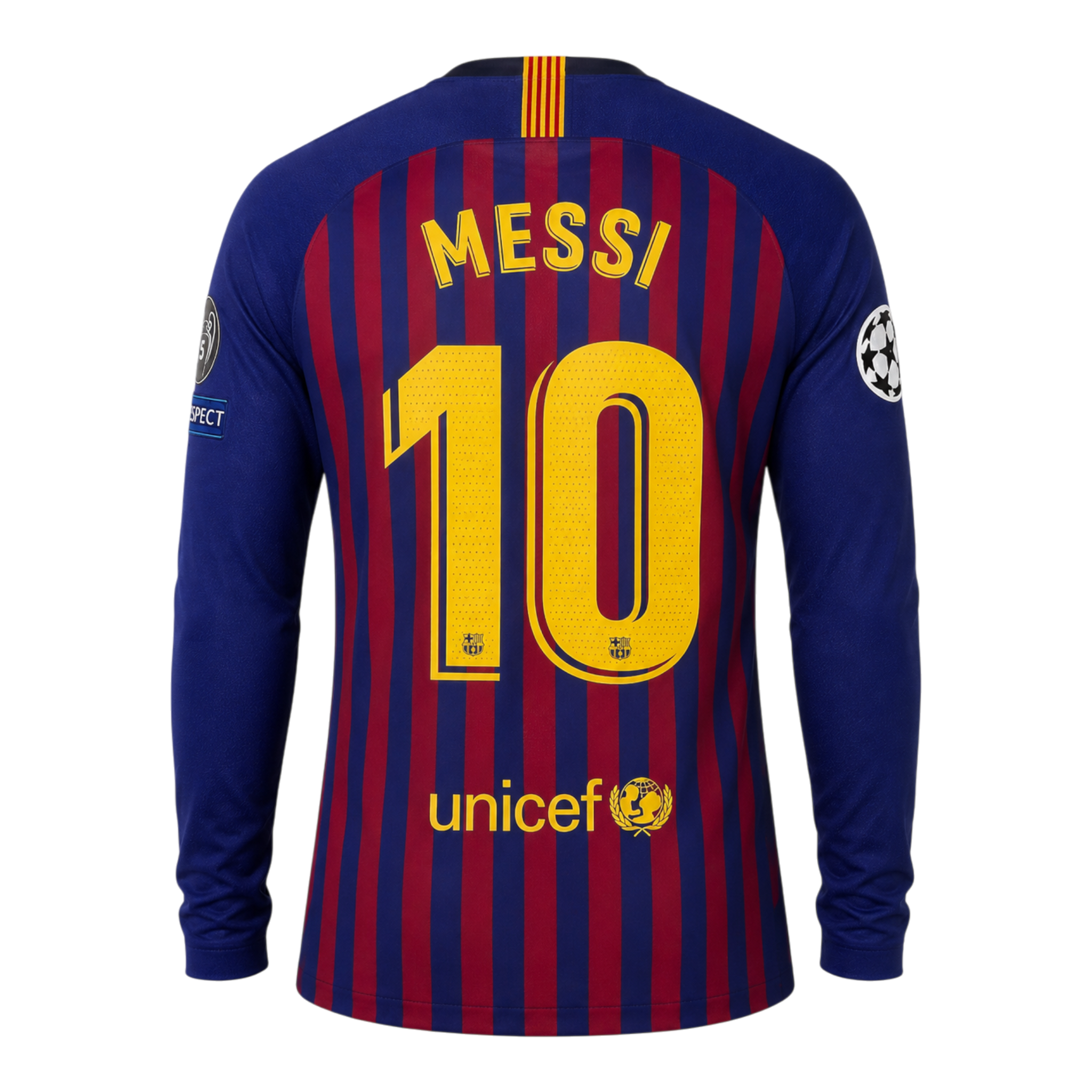Barcelona Local Champions League 2018/19 Manga Larga