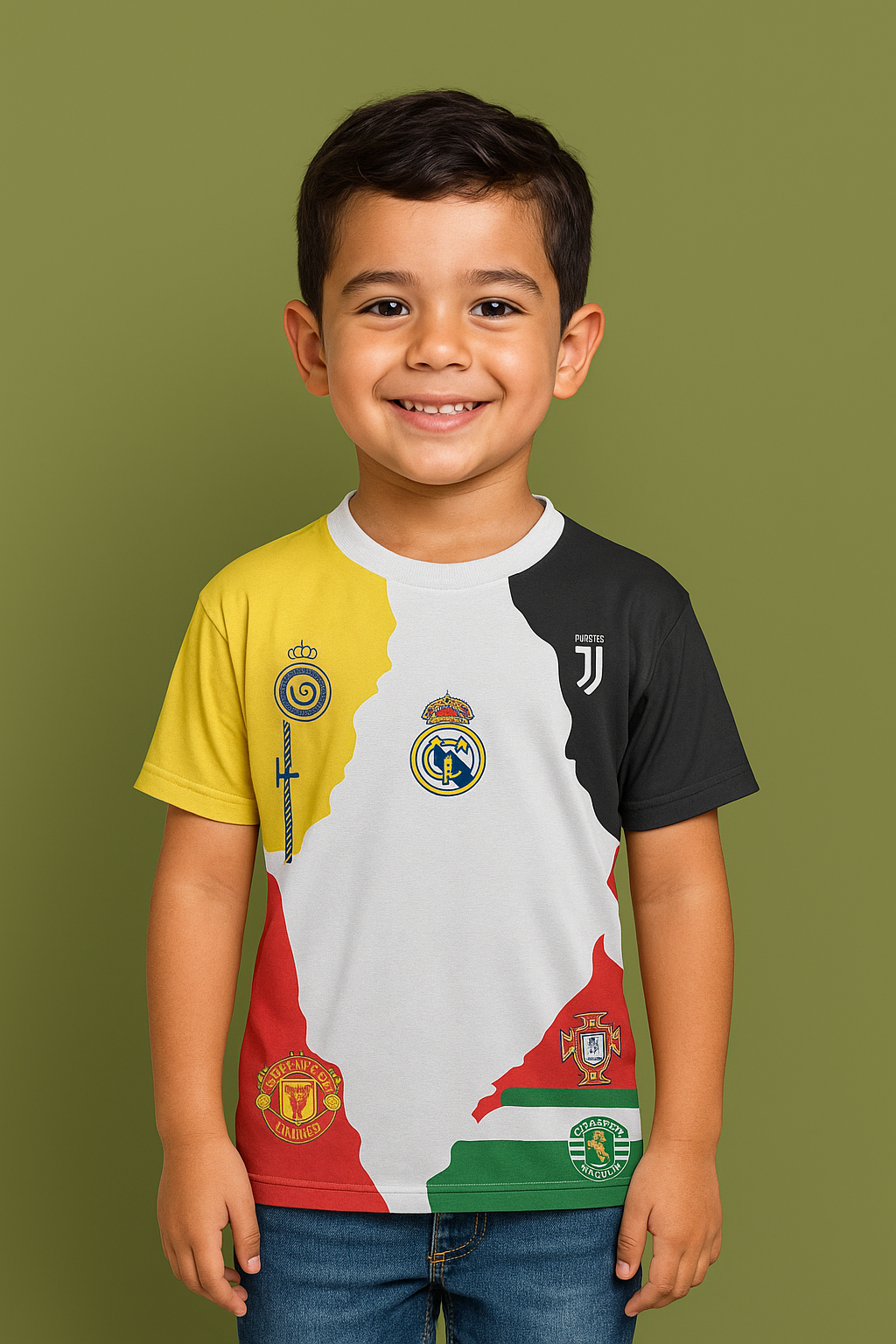Playera De Futbol Hombre Conmemorativa Messi Cr7 Ronaldinho