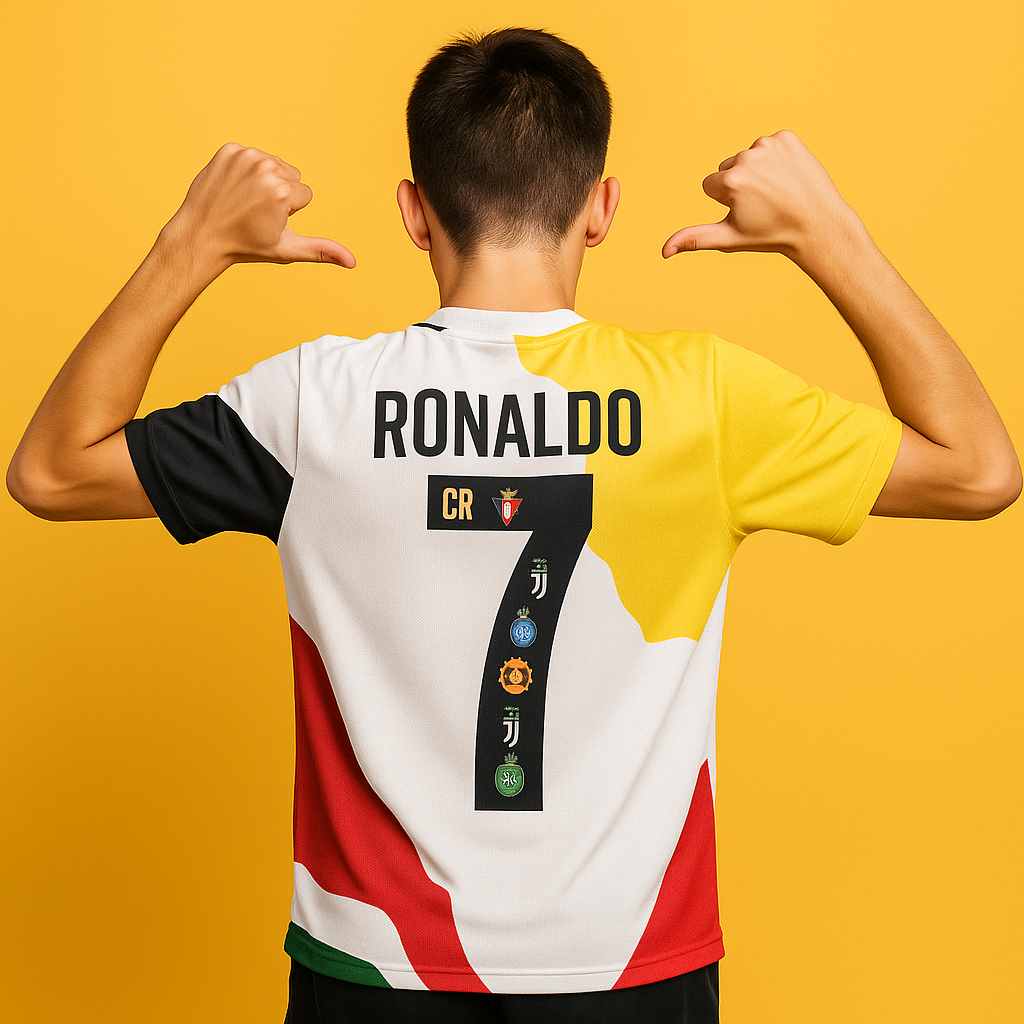 Playera De Futbol Hombre Conmemorativa Messi Cr7 Ronaldinho