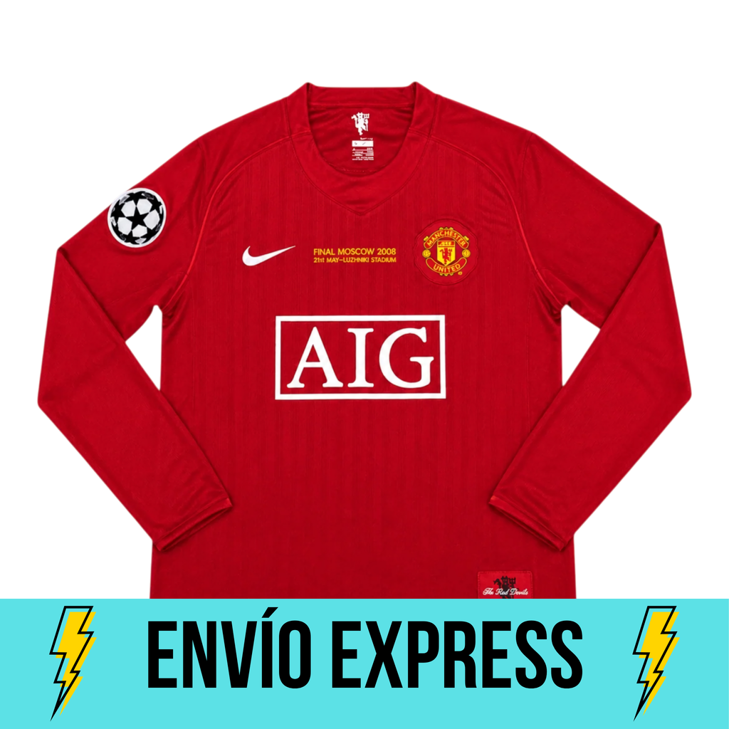 Manchester United 2008 Manga Larga Ronaldo 2008