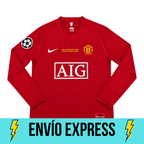 Manchester United 2008 Manga Larga Ronaldo 2008