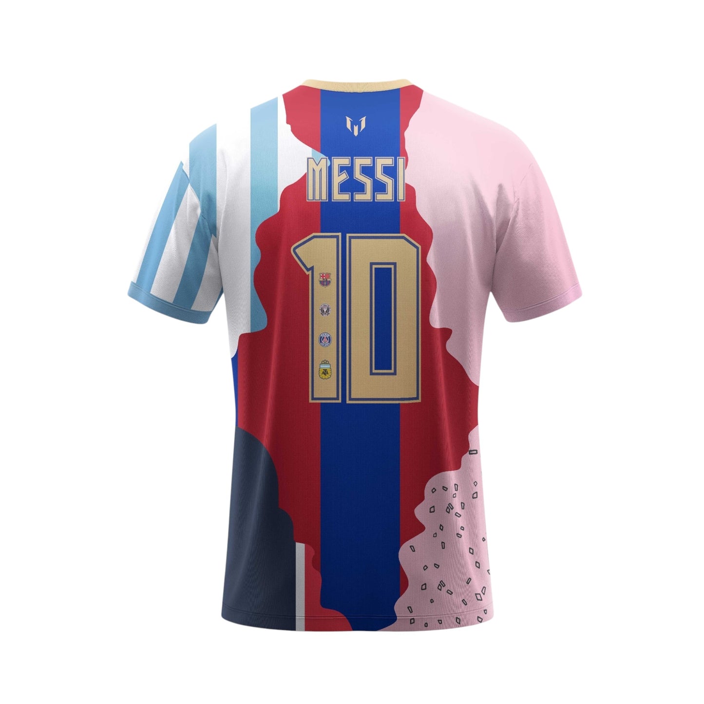 Playera De Futbol Hombre Conmemorativa Messi Cr7 Ronaldinho