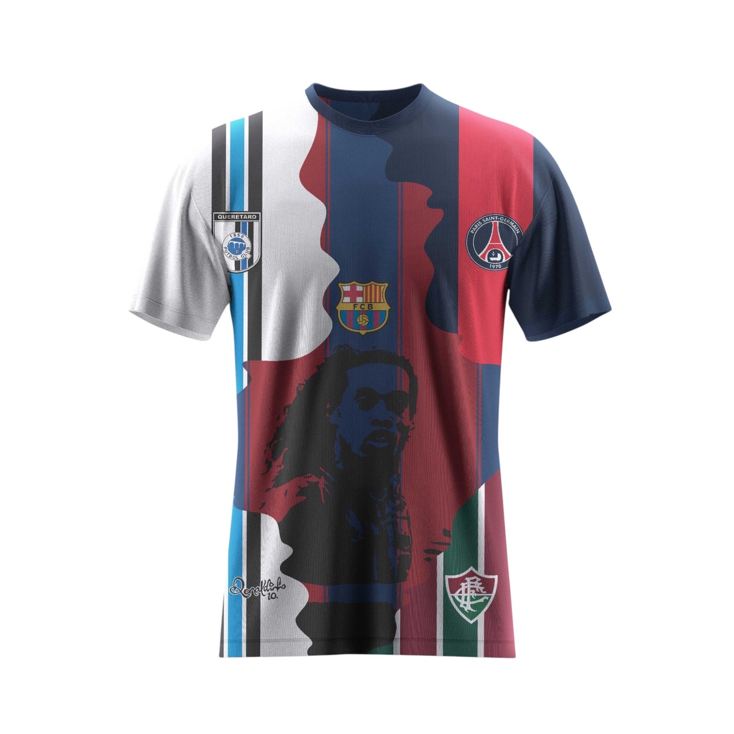 Playera De Futbol Hombre Conmemorativa Messi Cr7 Ronaldinho