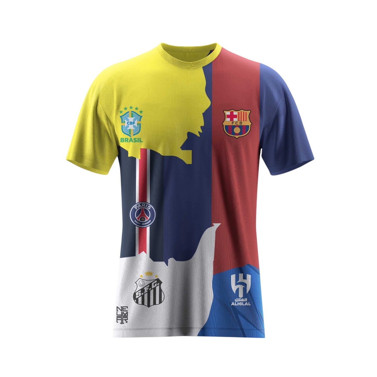 Playera De Futbol Hombre Conmemorativa Messi Cr7 Ronaldinho