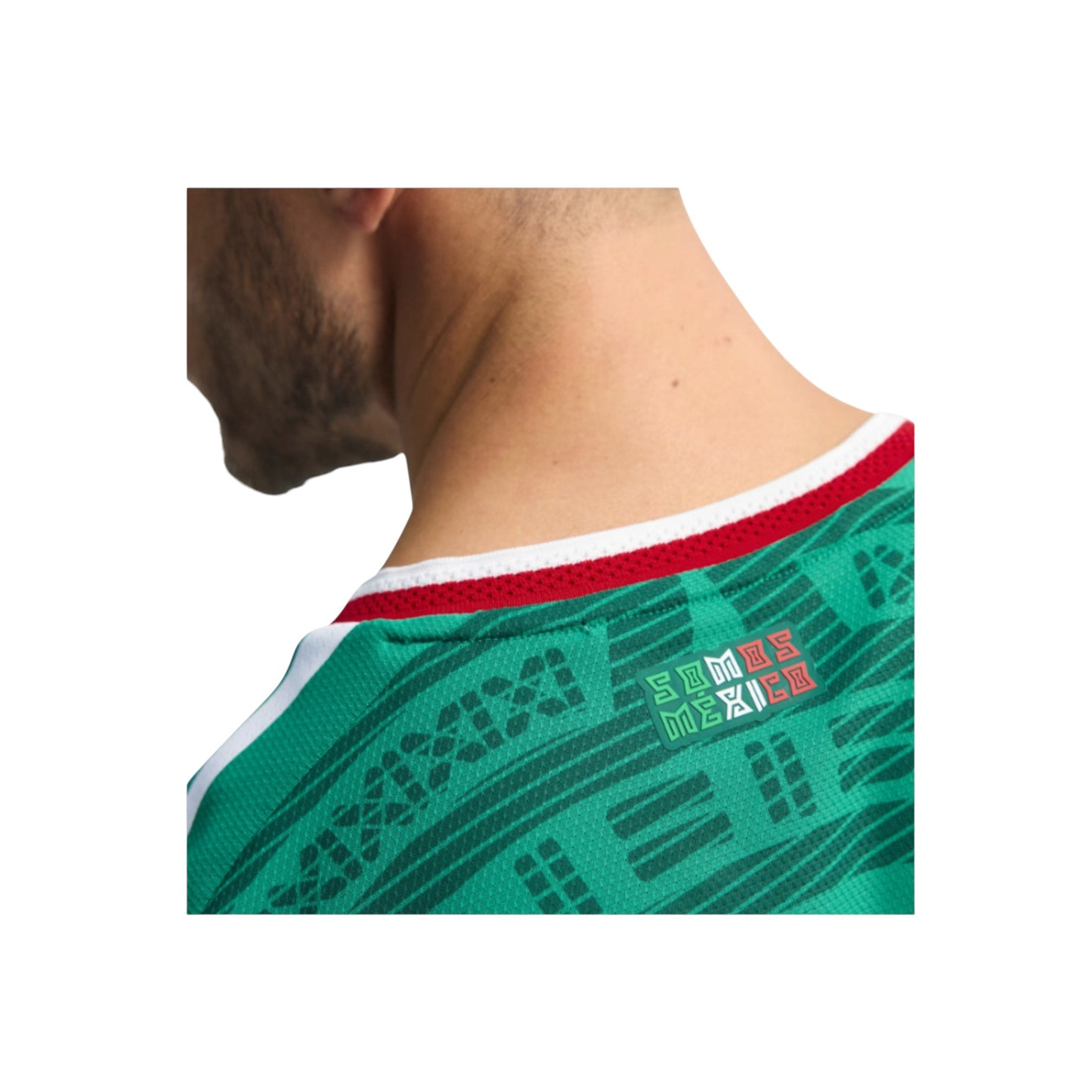 Jersey México Playera Local V. Jugador Verde Mundial Hombre Manga Corta