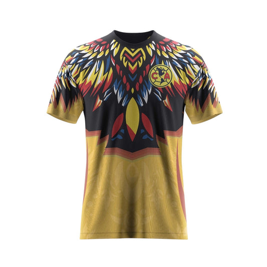 Jersey Águilas América Plumaje Amarillo Playera Fútbol