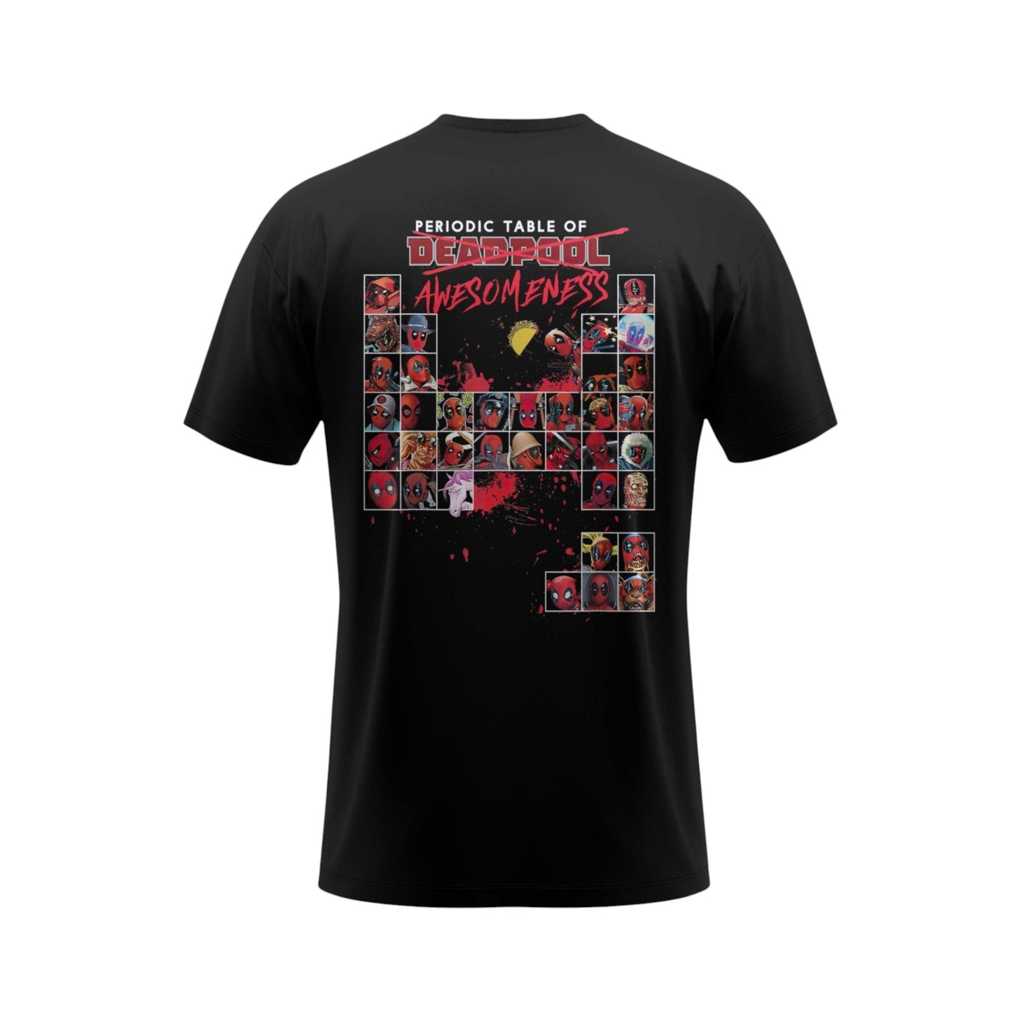 Deadpool Personajes Tabla Periódica