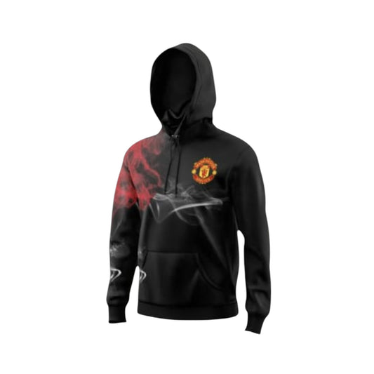 Sudadera Con Capucha Sin Cierre Manchester United Humo