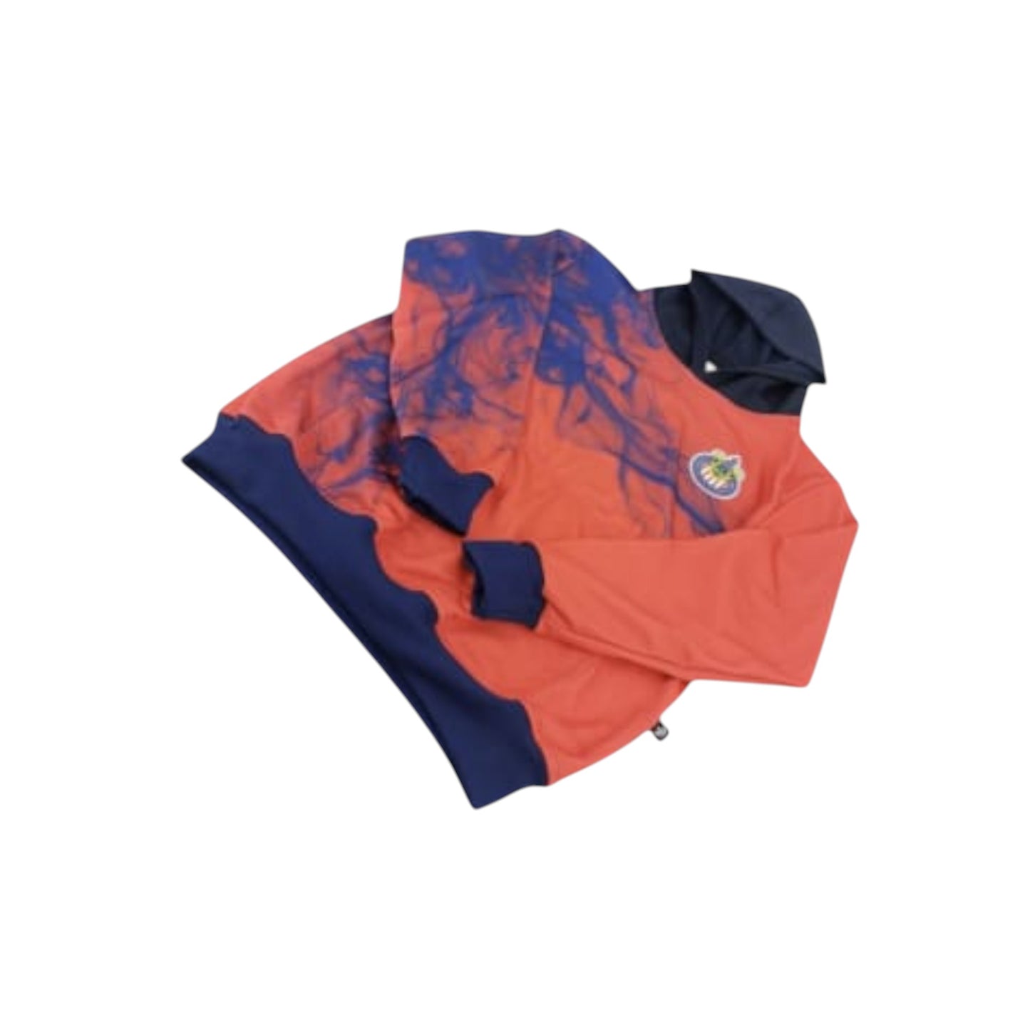 Sudadera Con Gorro Sin Cremallera Chivas Del Guadalajara Humo Rojo