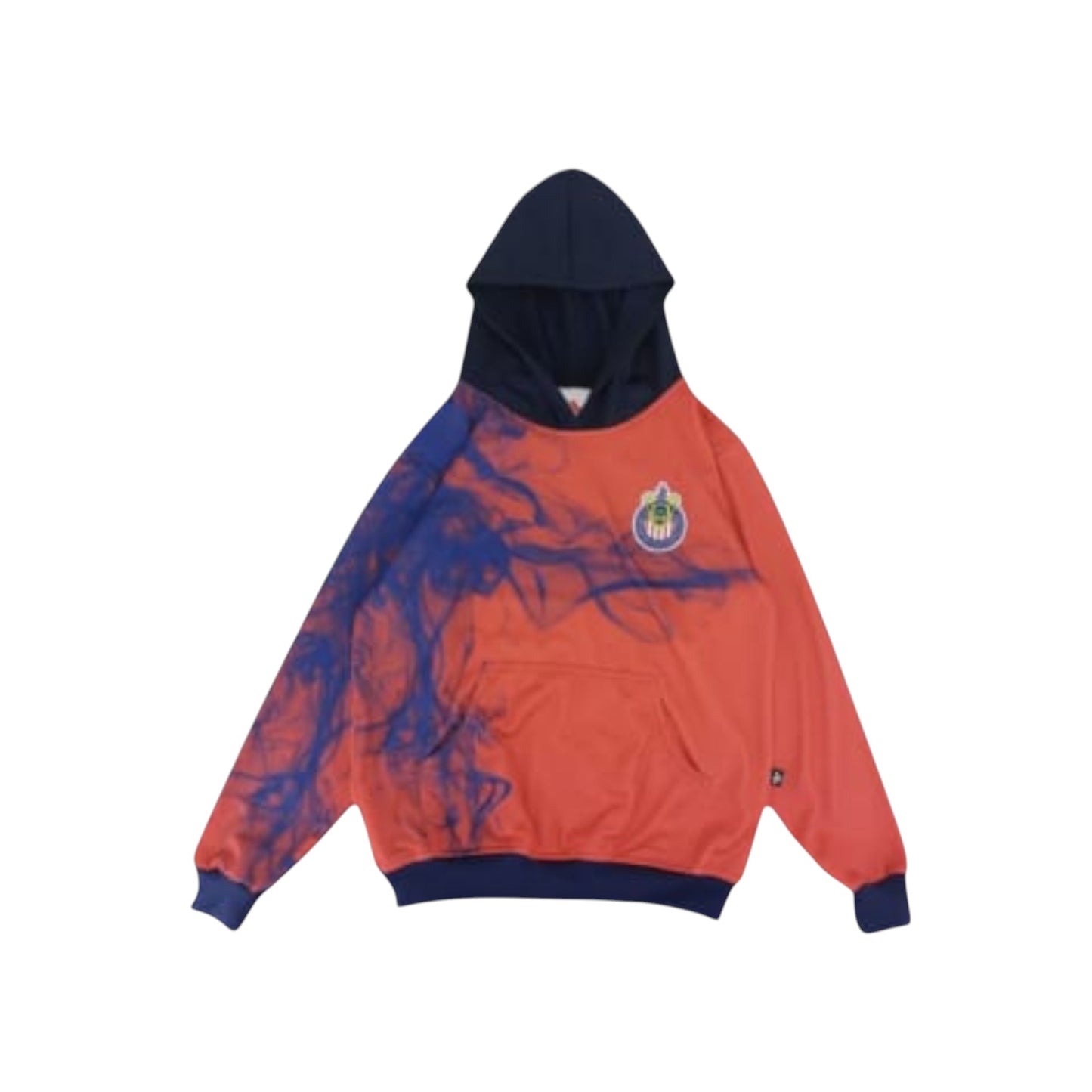 Sudadera Con Gorro Sin Cremallera Chivas Del Guadalajara Humo Rojo