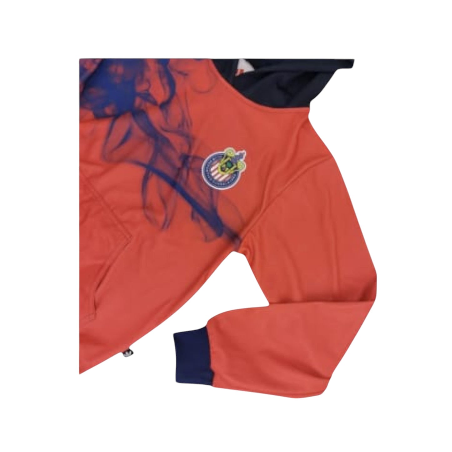 Sudadera Con Gorro Sin Cremallera Chivas Del Guadalajara Humo Rojo