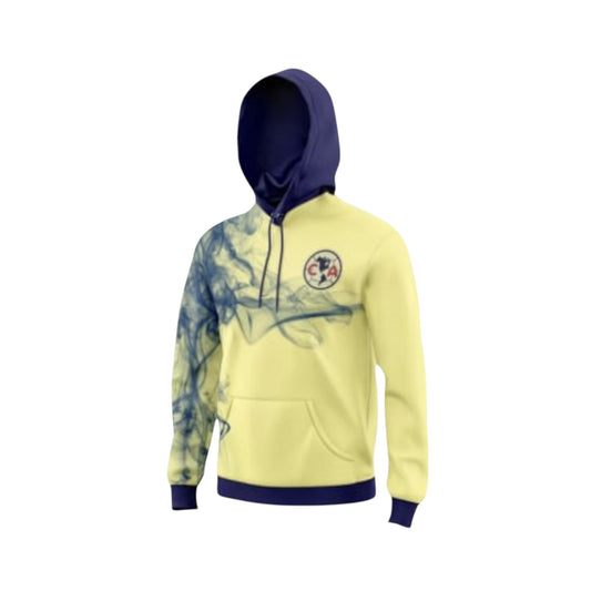 Sudadera Con Gorro Sin Cremallera Club América Humo