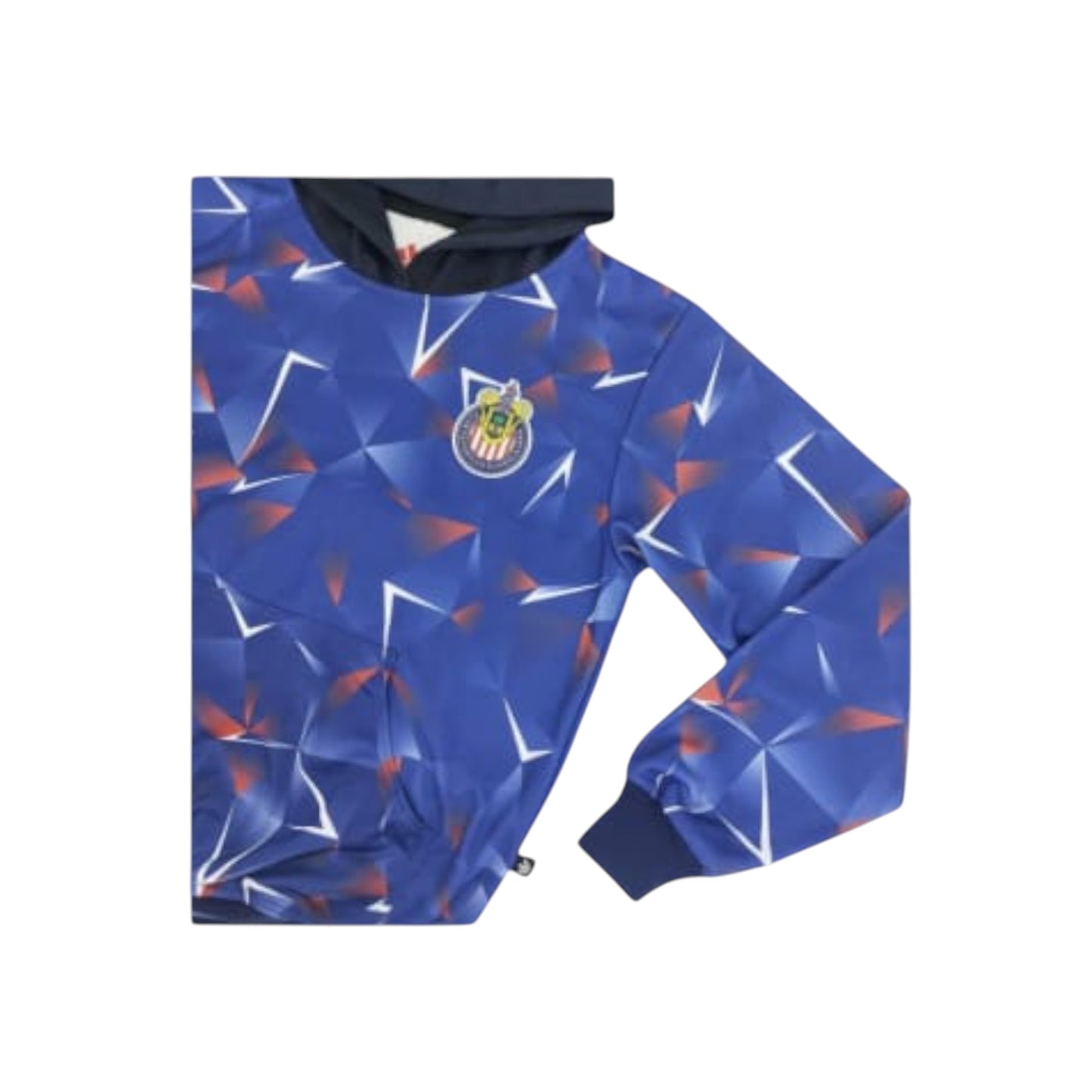 Sudadera Con Gorro Sin Cierre Chivas Del Guadalajara Tridimensional Marino