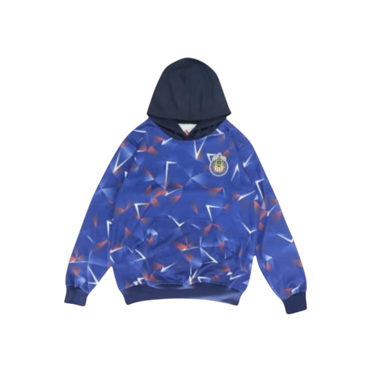 Sudadera Con Gorro Sin Cierre Chivas Del Guadalajara Tridimensional Marino