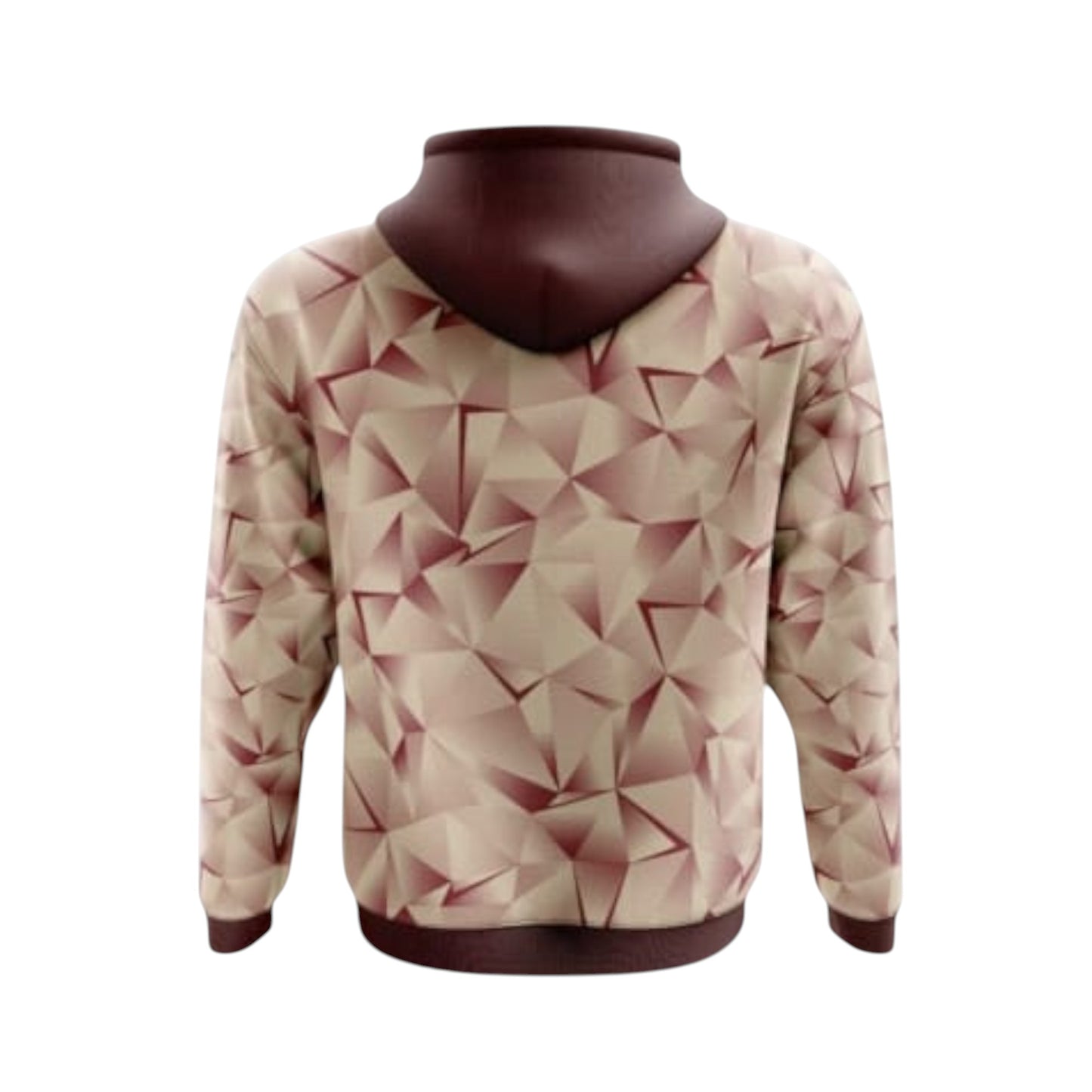 Sudadera Con Gorro Sin Cierre Selección De México Tridimensional Guinda