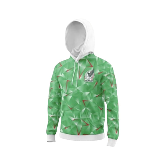 Sudadera Con Gorro Sin Cierre Selección De México Tridimensional Verde
