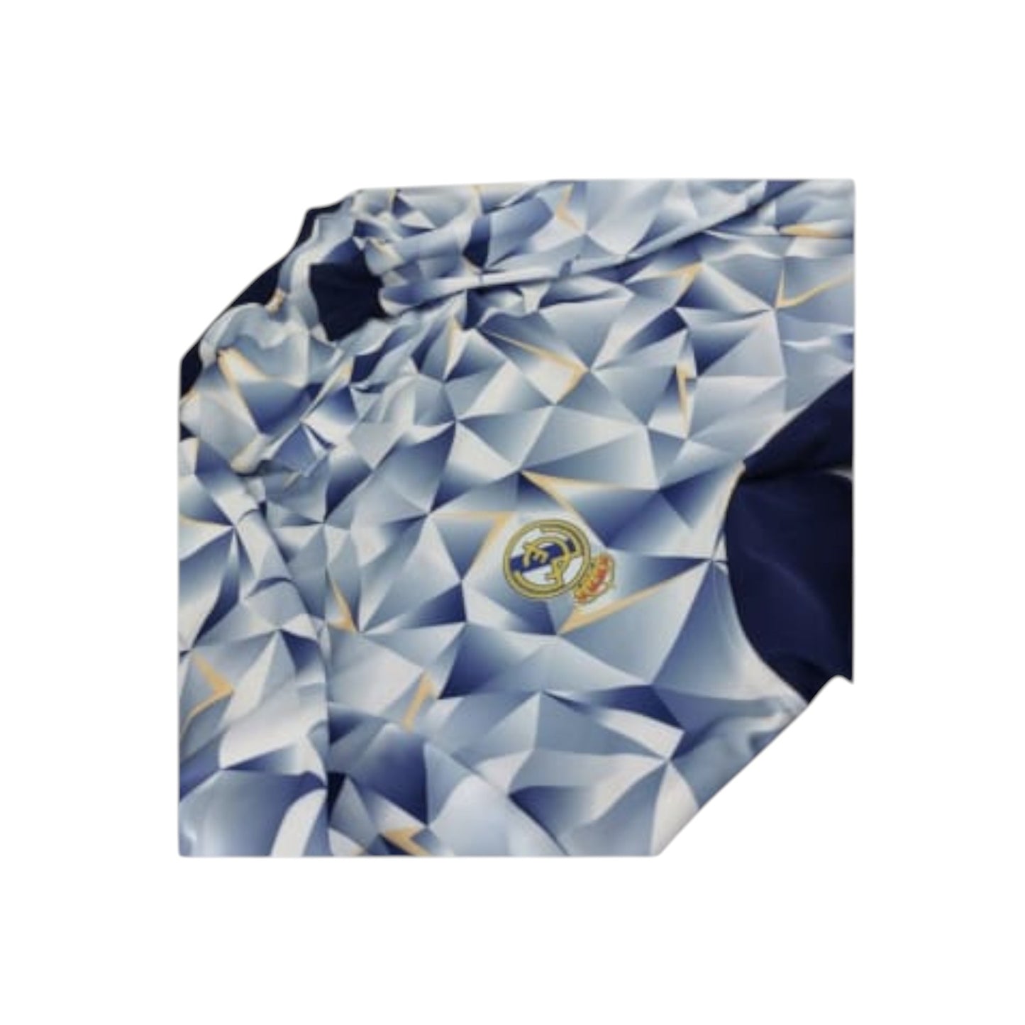 Sudadera Con Gorro Sin Cierre Club Real Madrid Tridimensional Blanco