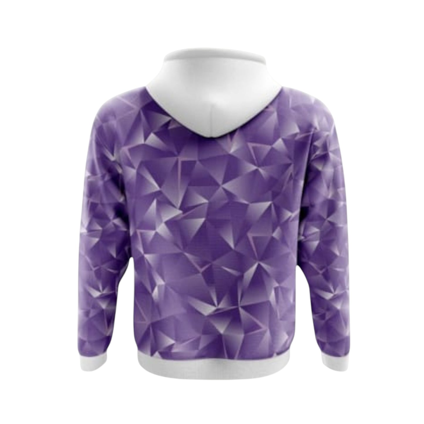 Sudadera Con Gorro Sin Cierre Club Madrid FC Tridimensional Morado