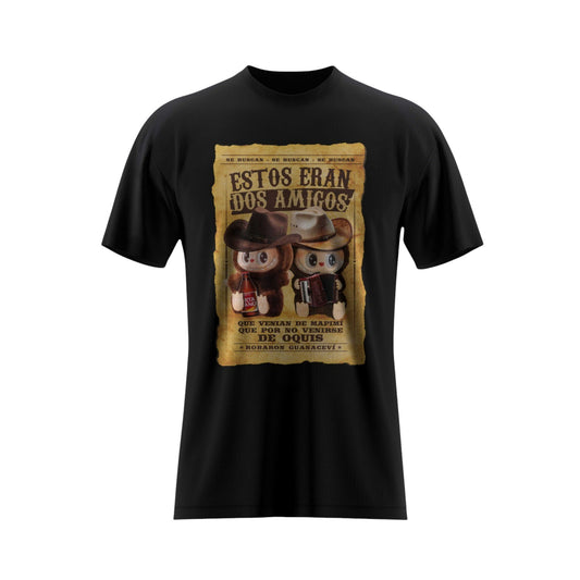 Playera Labubu Norteño "ESTOS ERAN DOS AMIGOS"
