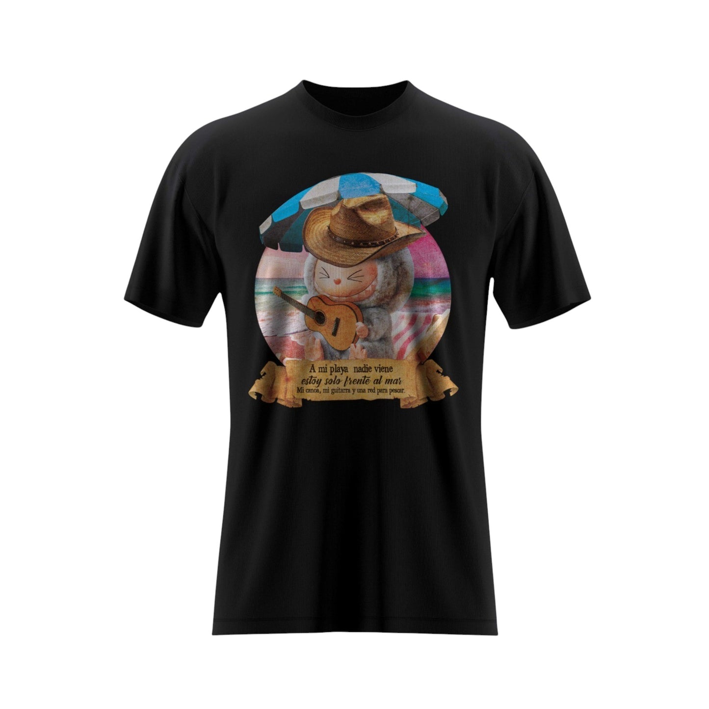 Playera Labubu Norteño "estoy solo frente al mar"