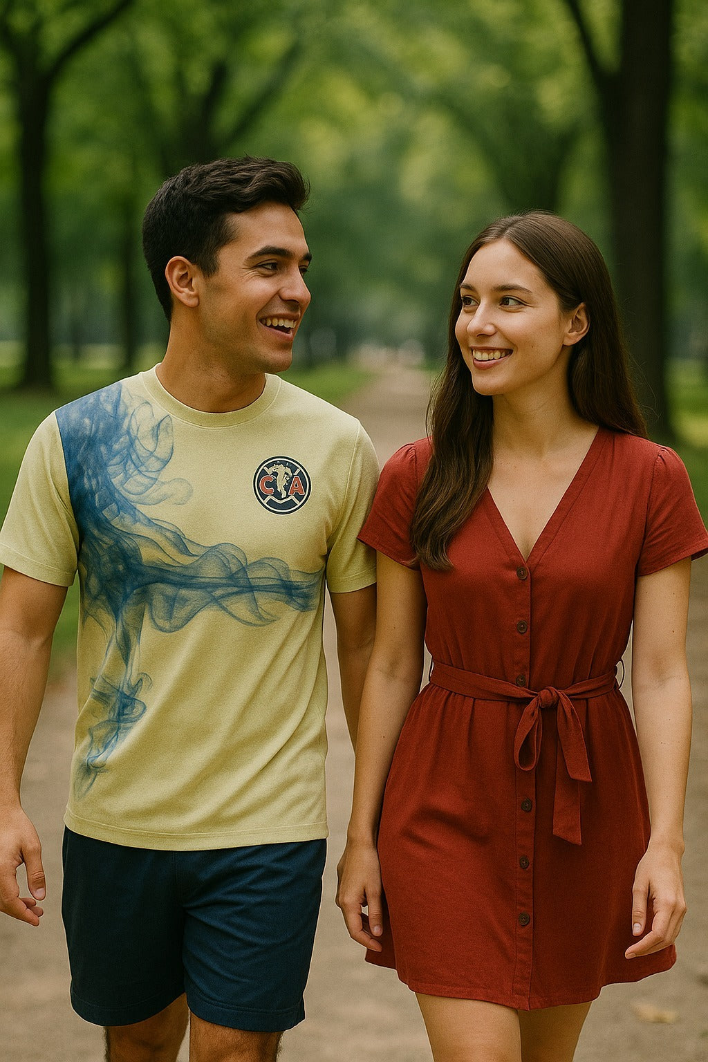 Playera De Fútbol De Hombre De Las Águilas Del América Humo Expansivo Amarillo