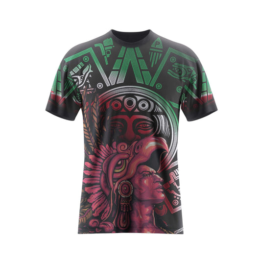 Jersey De México Guerrero Azteca Tricolor Negro Playera Selección Fútbol