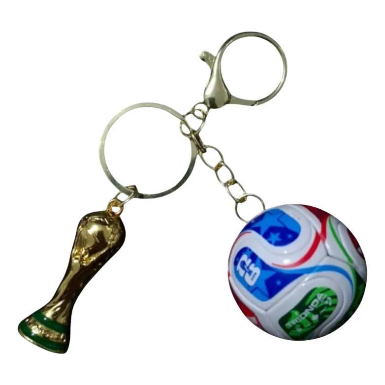 2 Llaveros Balón Fútbol Mundial 026 Edición Especial Trionda