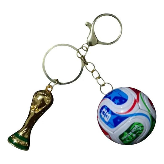 2 Llaveros Balón Fútbol Mundial 026 Edición Especial Trionda