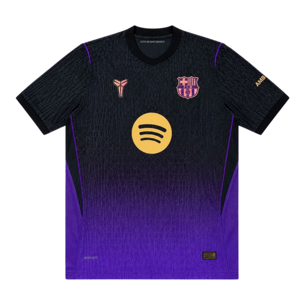 Barcelona x Kobe Bryant UCL segunda equipación 26/27