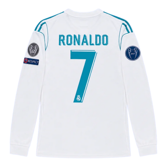 Real Madrid 2018 Manga Larga Ronaldo