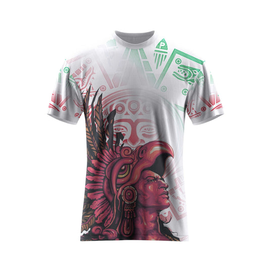 Jersey De México Guerrero Azteca Tricolor Blanco Playera Selección Fútbol