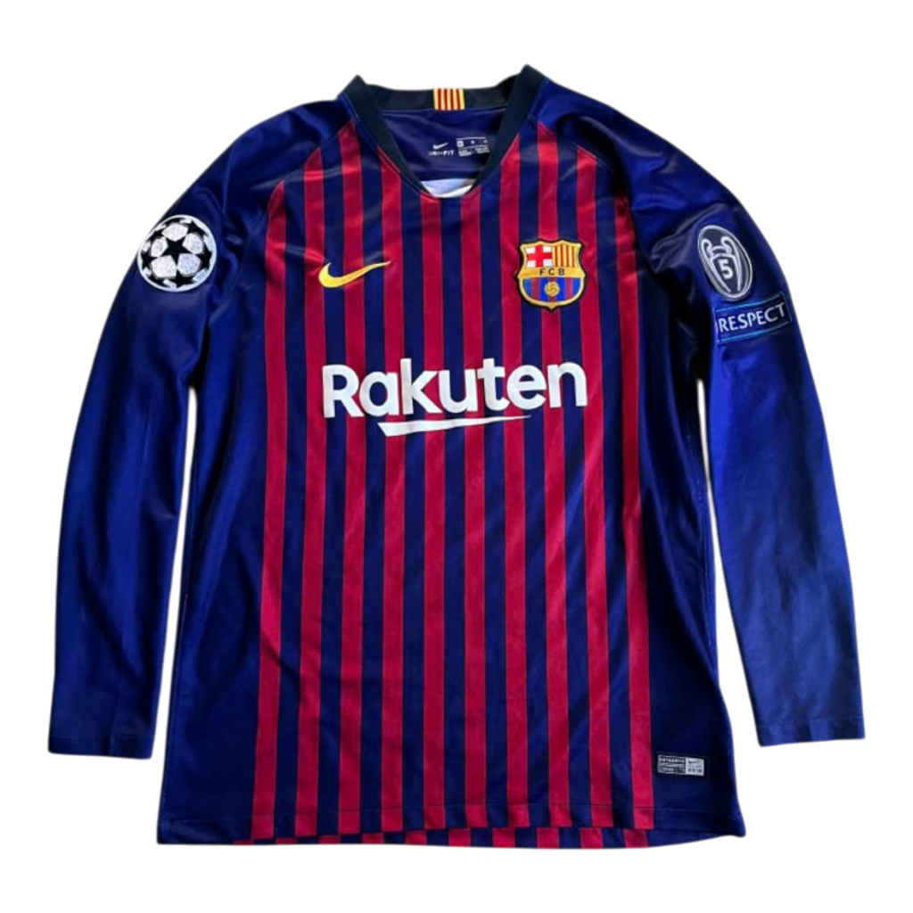 Barcelona Local Champions League 2018/19 Manga Larga