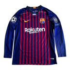 Barcelona Local Champions League 2018/19 Manga Larga