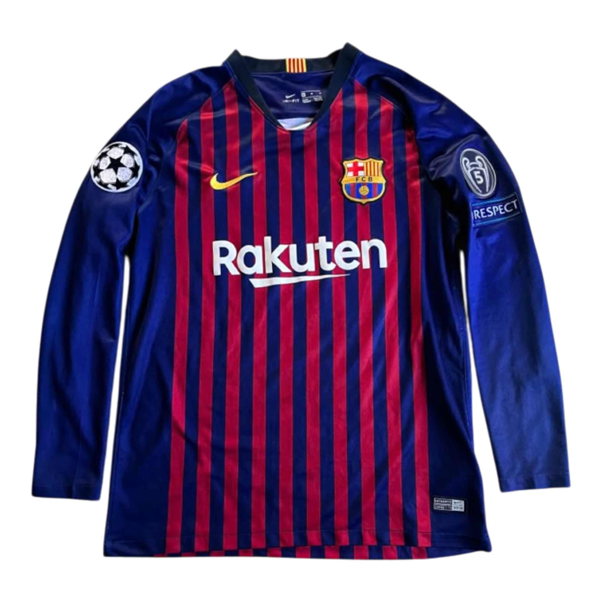 Barcelona Local Champions League 2018/19 Manga Larga