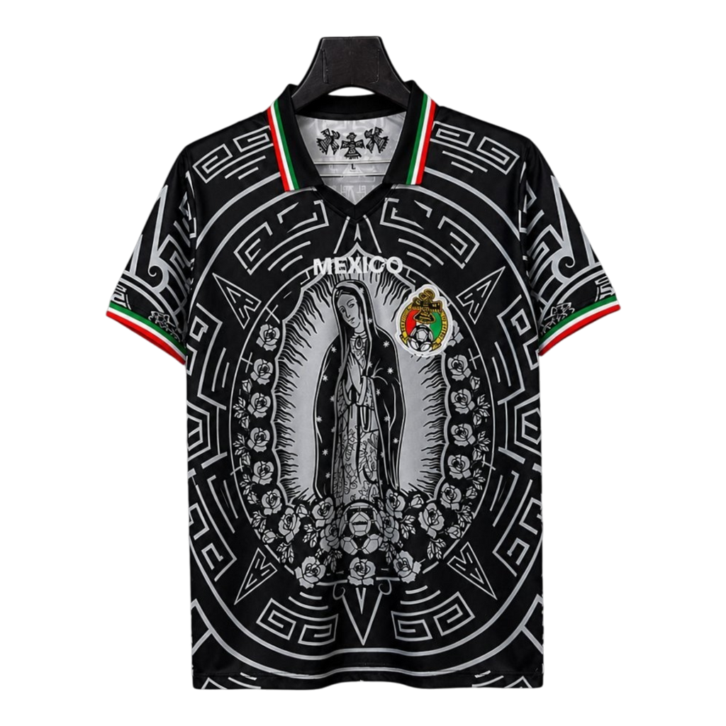 México 2026 negra Virgen de Guadalupe aztecas