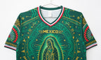 México 2026 verde Virgen de Guadalupe aztecas