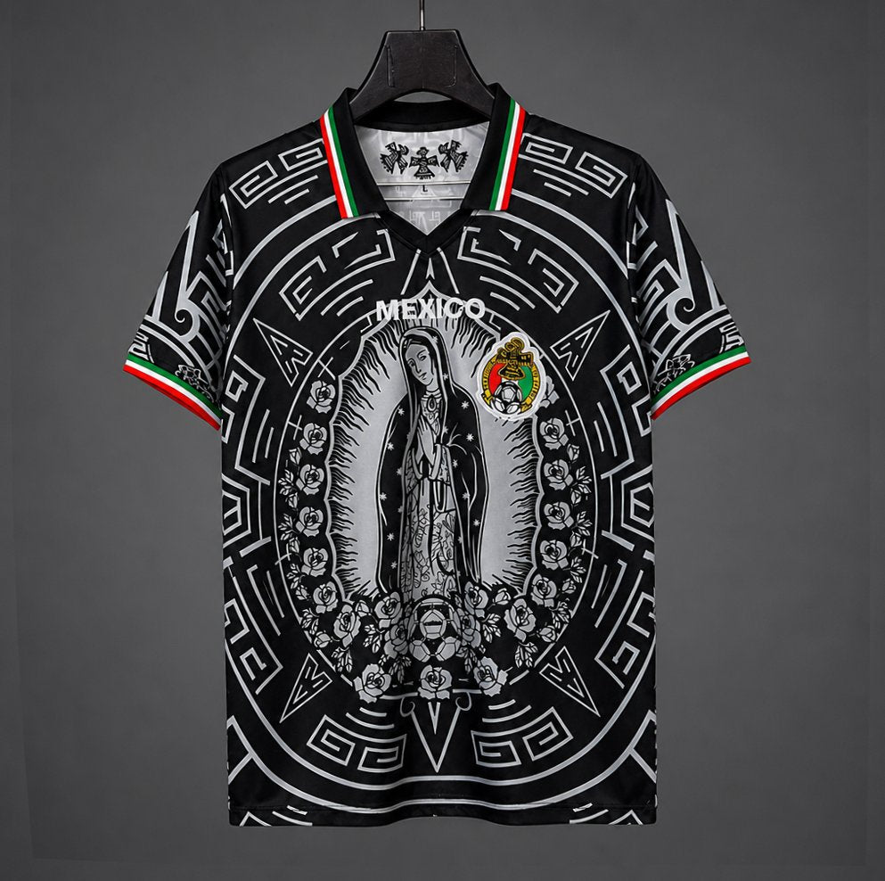 México 2026 negra Virgen de Guadalupe aztecas
