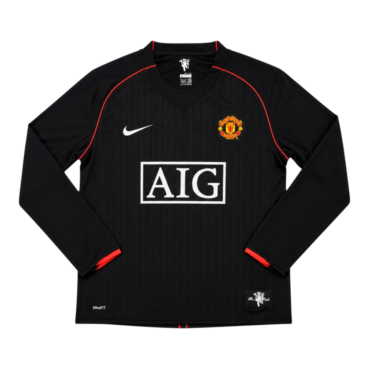 Manchester United Ronaldo 2008 Visita - Manga Larga