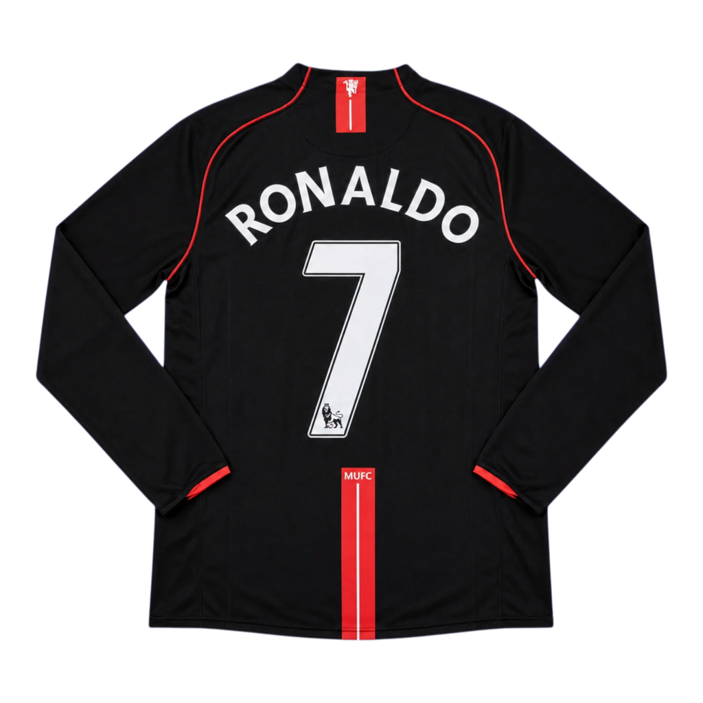 Manchester United Ronaldo 2008 Visita - Manga Larga