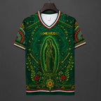 México 2026 verde Virgen de Guadalupe aztecas