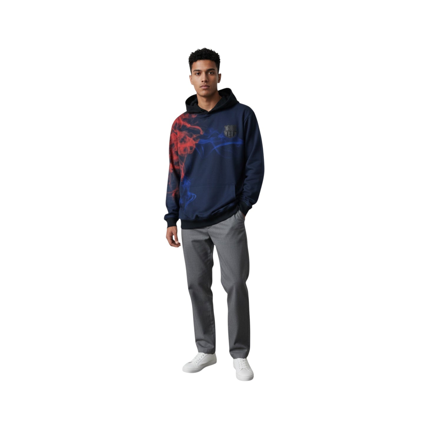 Sudadera Con Gorro Sin Cierre Barcelona