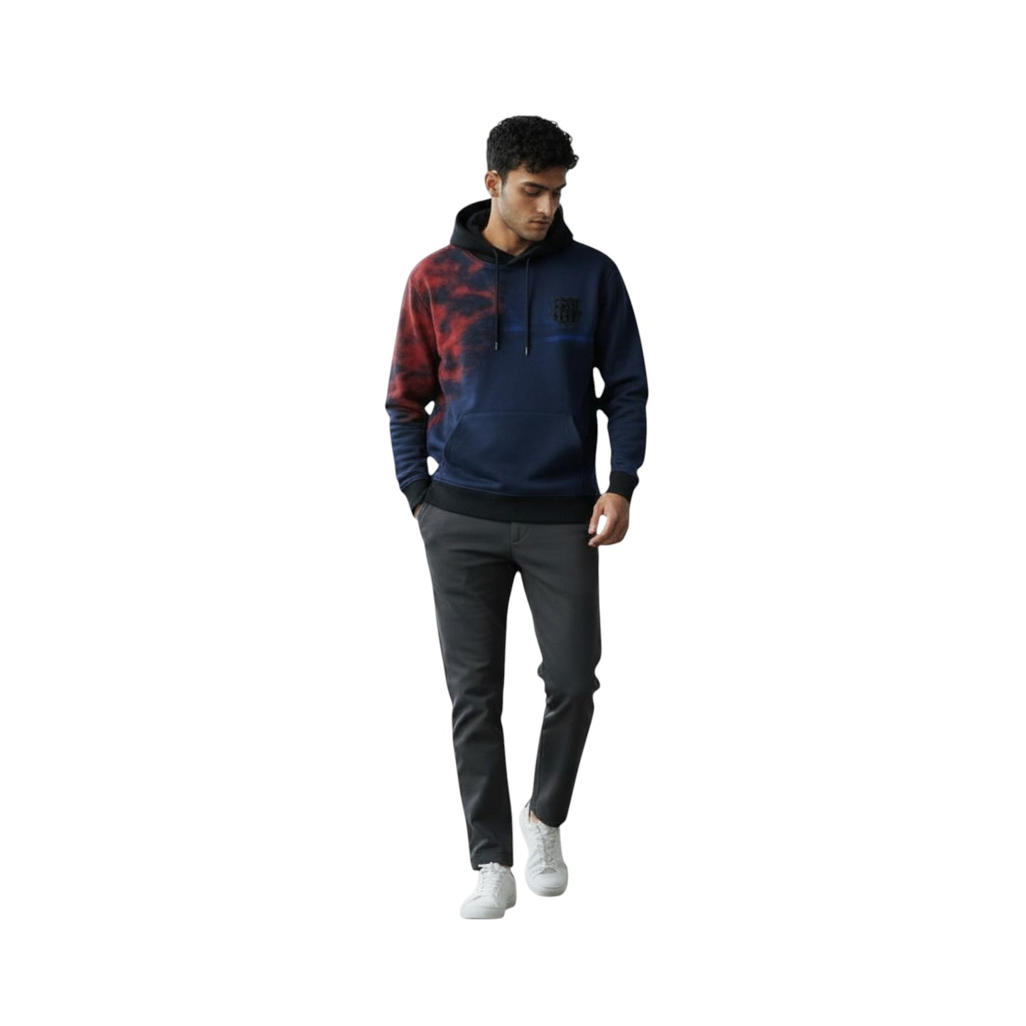 Sudadera Con Gorro Sin Cierre Barcelona