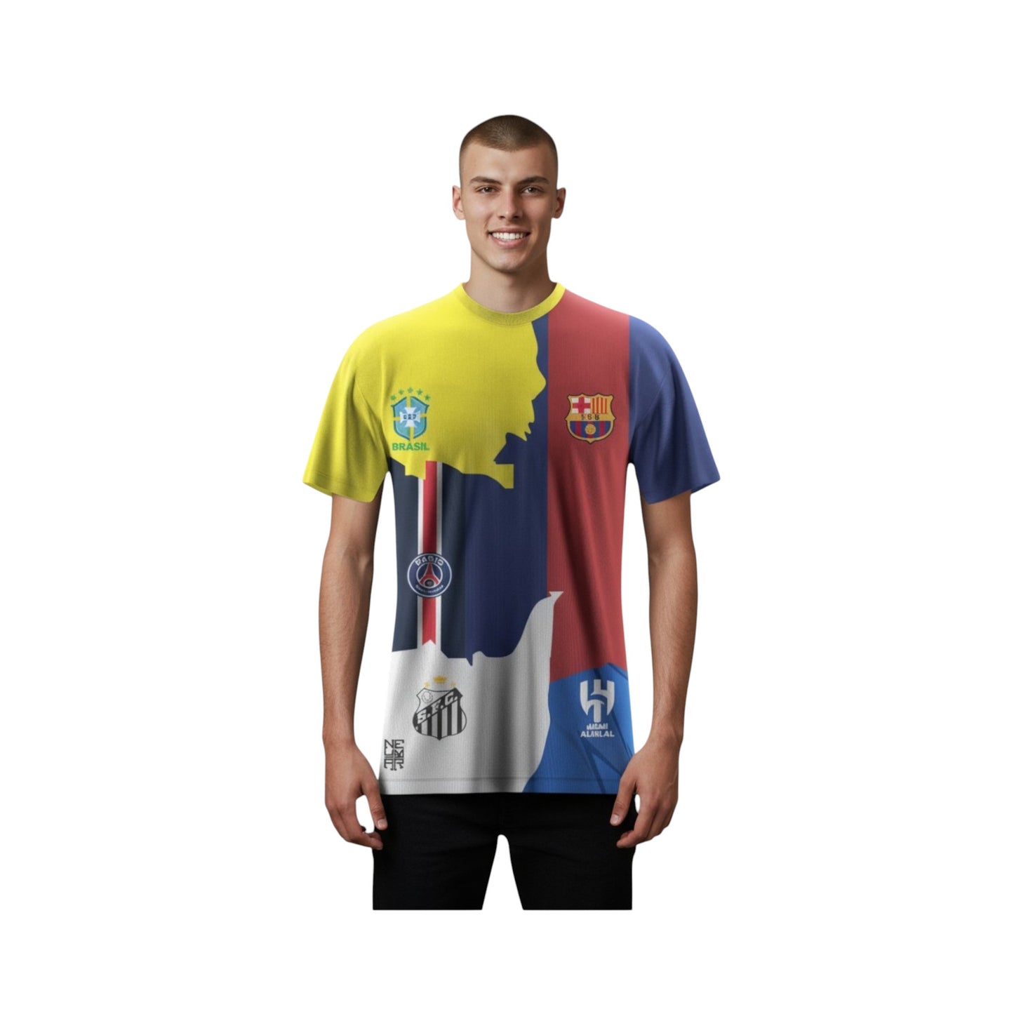 Playera De Futbol Hombre Conmemorativa Messi Cr7 Ronaldinho