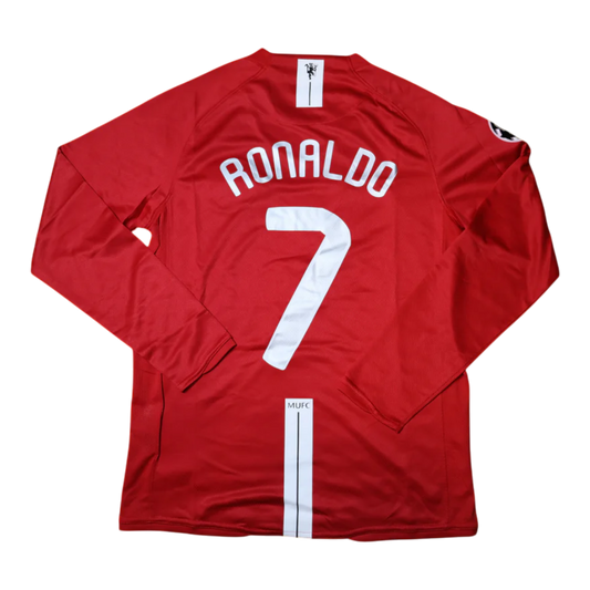 Manchester United 2008 Manga Larga Ronaldo 2008